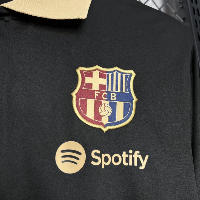 Jersey Barcelona Polo 24/25 - Black