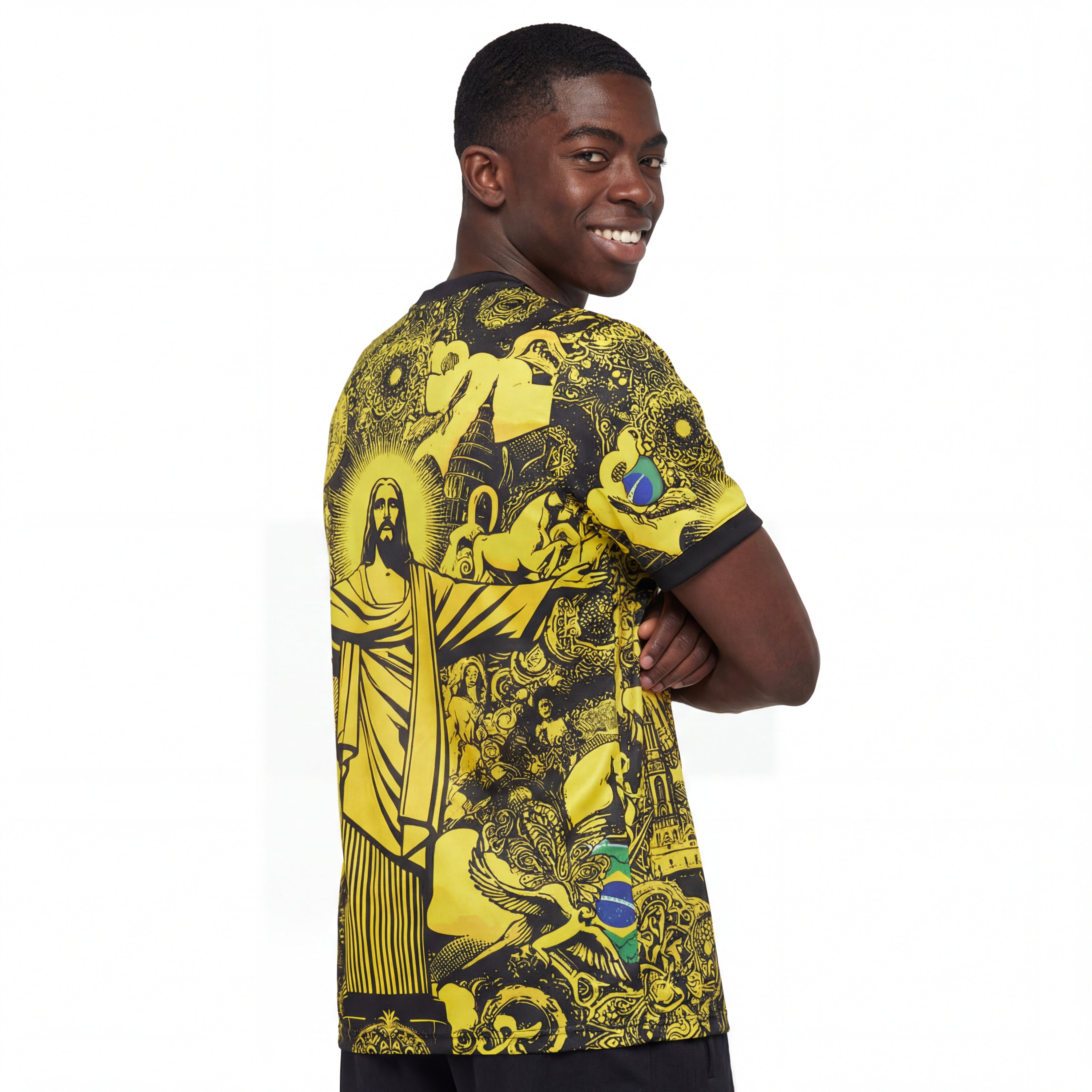 Jersey Brazil 2024 Christ the Redeemer - Amarelo