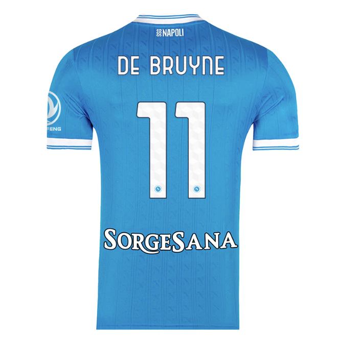 Jersey Napoli 25/26 Home #11 DE BRUYNE