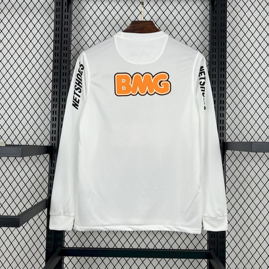 Jersey Santos Manga Longa Retrô 2011/12 Home