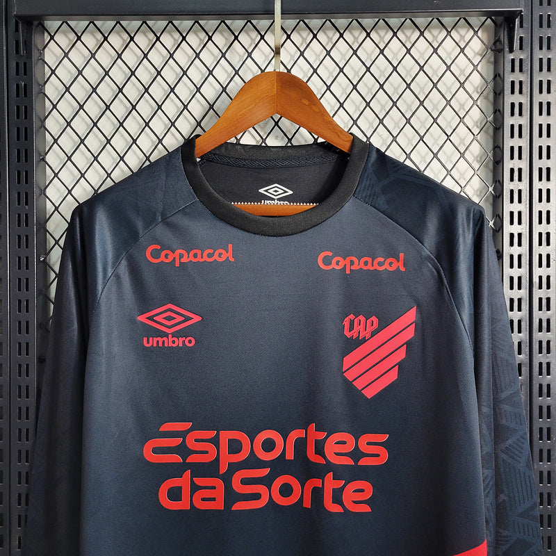 Trikot 23∕24 Manga longa Athletico Paranaense ll – Vermelha 