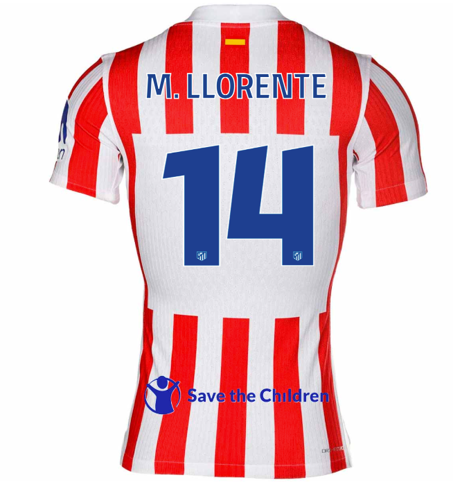 Jersey Atletico de Madrid 25/26 Home  #14 M. LLORENTE