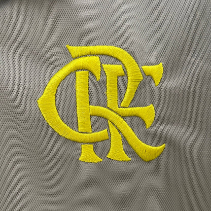 Jersey Flamengo Treino 24/25 Cinza Polo