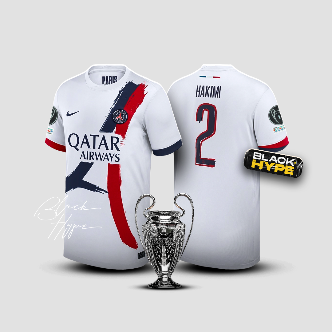 Trikot Hakimi PSG 24/25 Auswärts - Champions League 