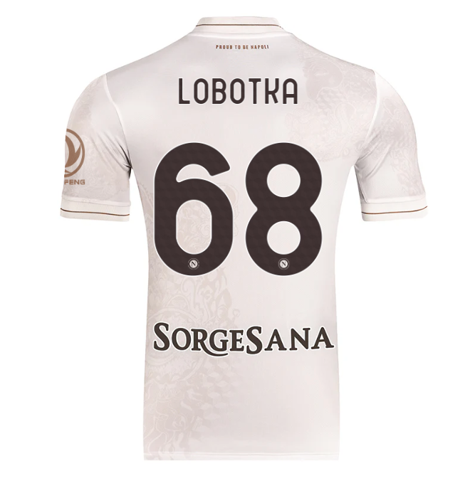 Jersey Napoli 25/26 Away #68 LOBOTKA