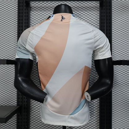 Jersey Spain 25/26 player away striped jersey with Jumpman logo