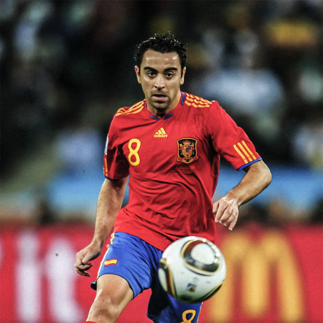 Jersey Xavi Spanien 2010 Legende 