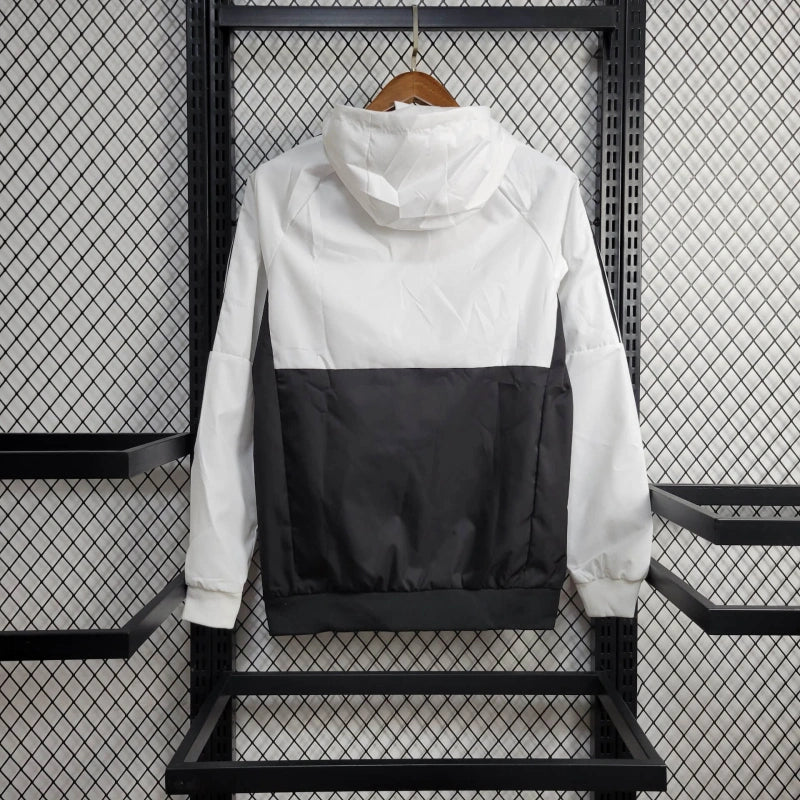 Windbreaker Adidas 24/25 - Branco e Preto