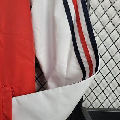 Windjacke Bayer Leverkusen 24/25 - Branco e Vermelho 