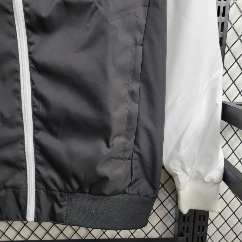 Windbreaker Bélgica 24/25 - Branco e Preto